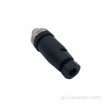 Field Wirable Waterproof Straight M12 Connector 4 Pin